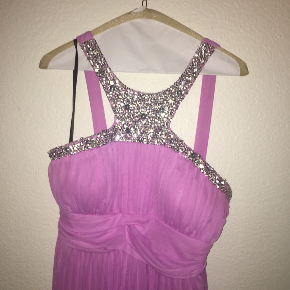 Prom purple pink long dress!